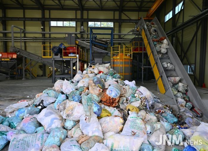 폐비닐 전문 선별시설 2월 중순 본격 가동