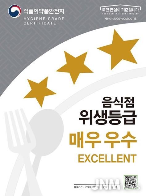 청주시 위생등급 지정 음식점 677개소 '비수도권 최다'