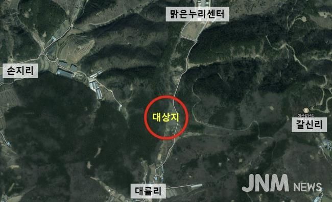 나무 터널 대상지(양묘지)