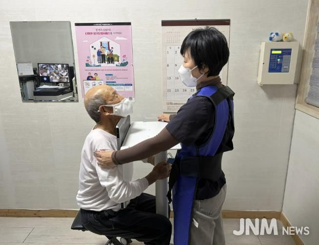 찾아가는 결핵 검진 현장