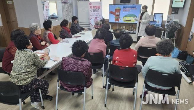 하동군보건소, 겨울철 심뇌혈관질환 예방을 위한 마을 순회 교육