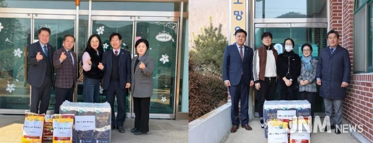 단양군의회, 설 맞아 복지시설 찾아 위문