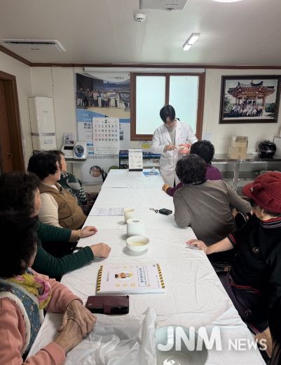 진안군, 찾아가는 경로당 어르신 구강건강관리