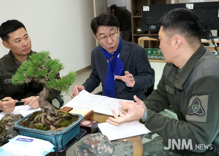우범기 시장, 설 명절 맞아 군 장병 노고 격려