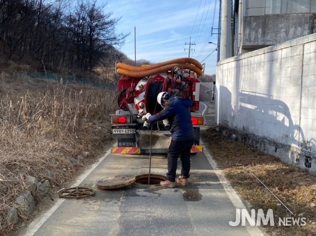 설명절 대비 오수역류 대상지 준설 점검