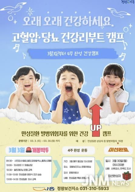 시흥시 정왕보건지소, 고혈압·당뇨 건강리부트 캠프 운영