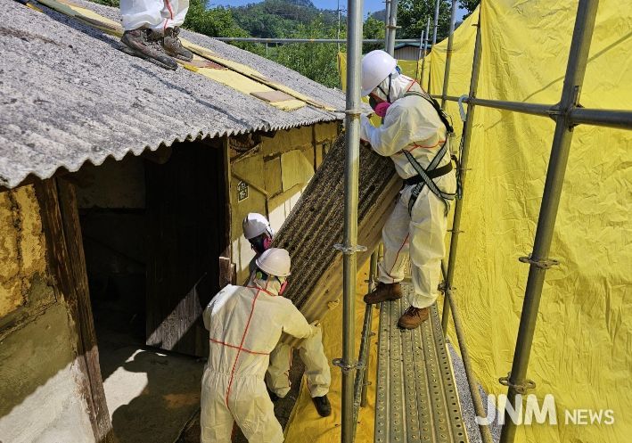 진안군,‘슬레이트 처리 지원사업’시행