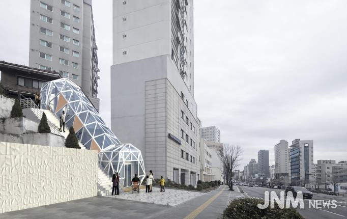 시흥대로변 엘리베이터 설치 예정 모습(안)