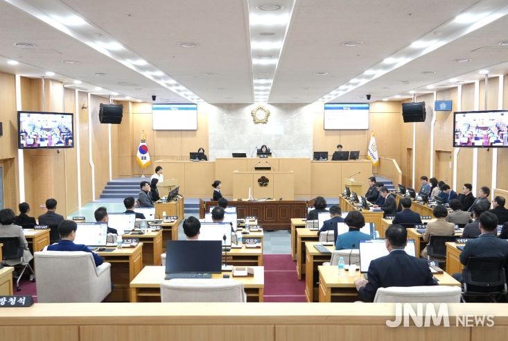 광주 남구의회, 제318회 임시회 개회