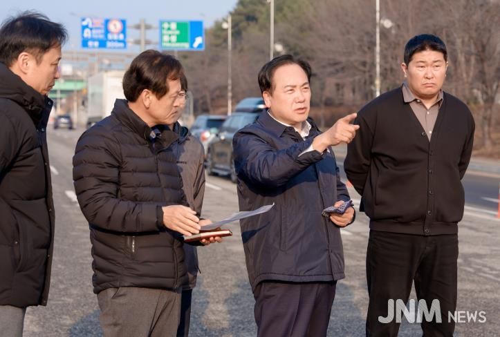 오산시, 세교6단지 남측 서부로 진입램프 현장점검