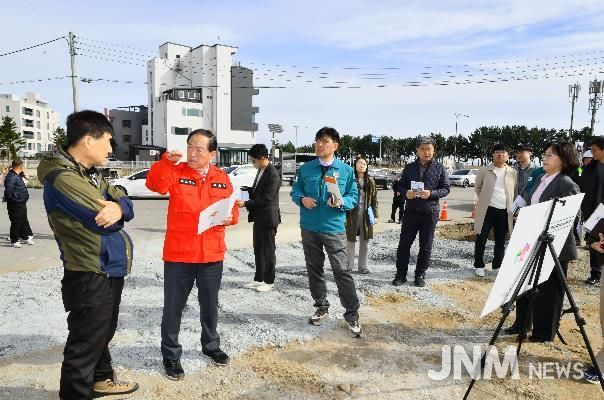 하수처리시설 유휴부지 임시주차장