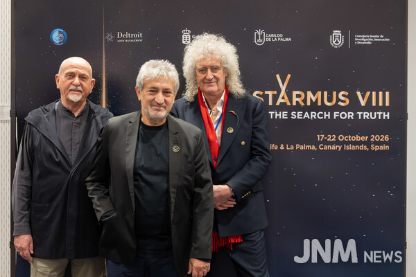 Starmus cofounders - Peter Gabriel, Garik Israelian, Sir Brian May